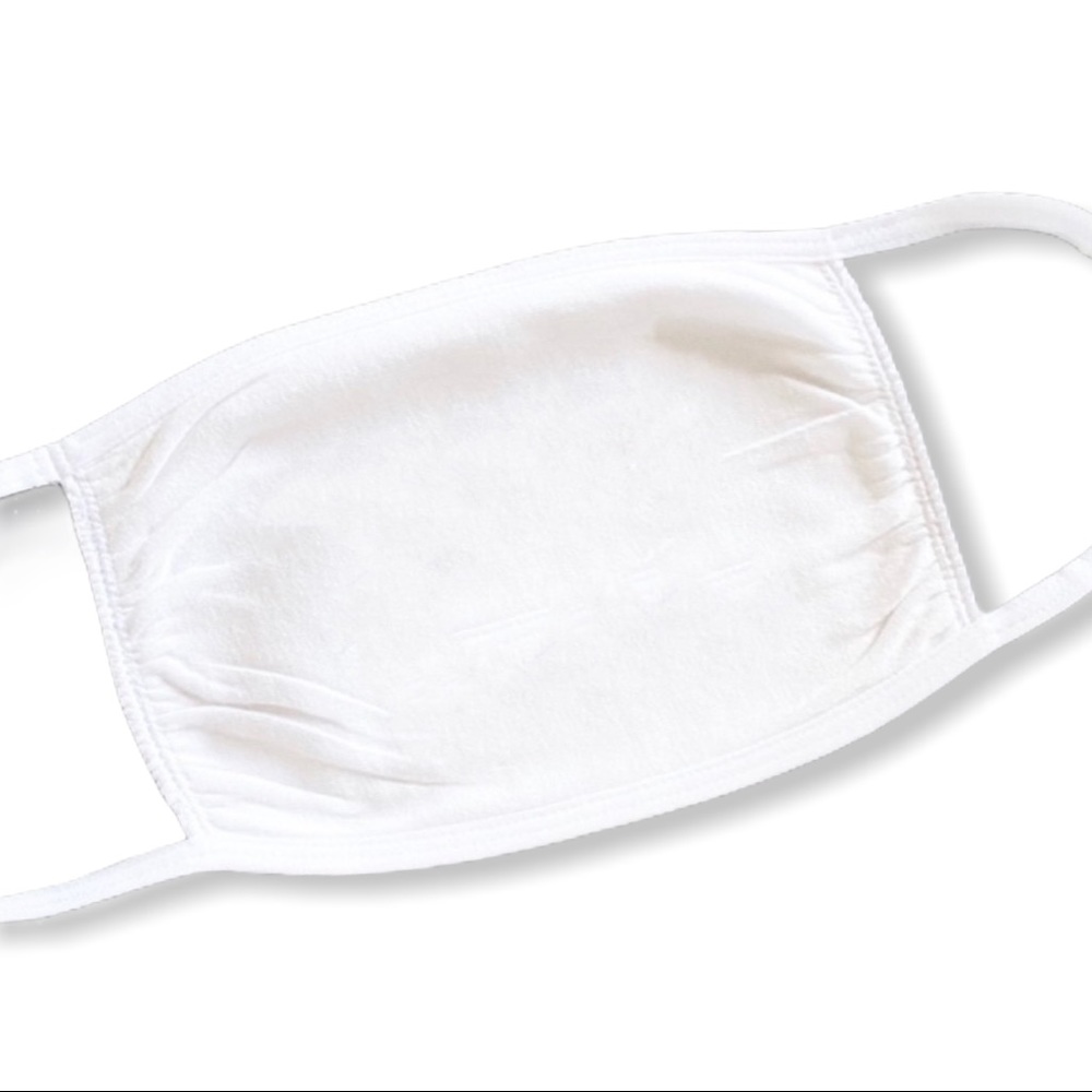 100% COTTON 3 LAYER FACE MASK - Picture 3 of 3